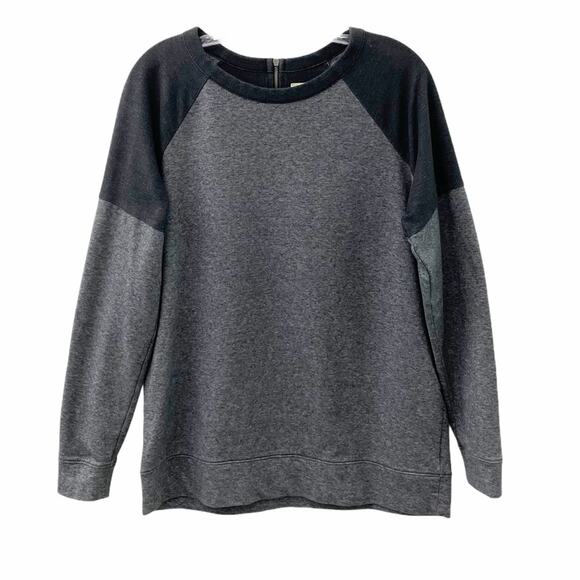 Loft Lounge Crewneck Colorblock Sweater Size Small - Picture 1 of 9